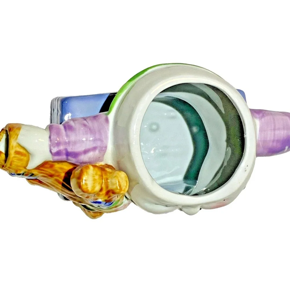 Teapot Humpty Dumpty Feitx Ceramic Figural Nursery Rhyme Whimsical Vintage Decor